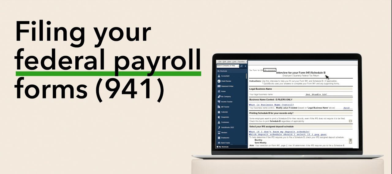 How to file your federal payroll forms (941) with QuickBooks Desktop Payroll Enhanced