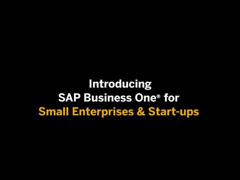 Manage your small or start-up enterprise with the SAP Business One® Starter Package