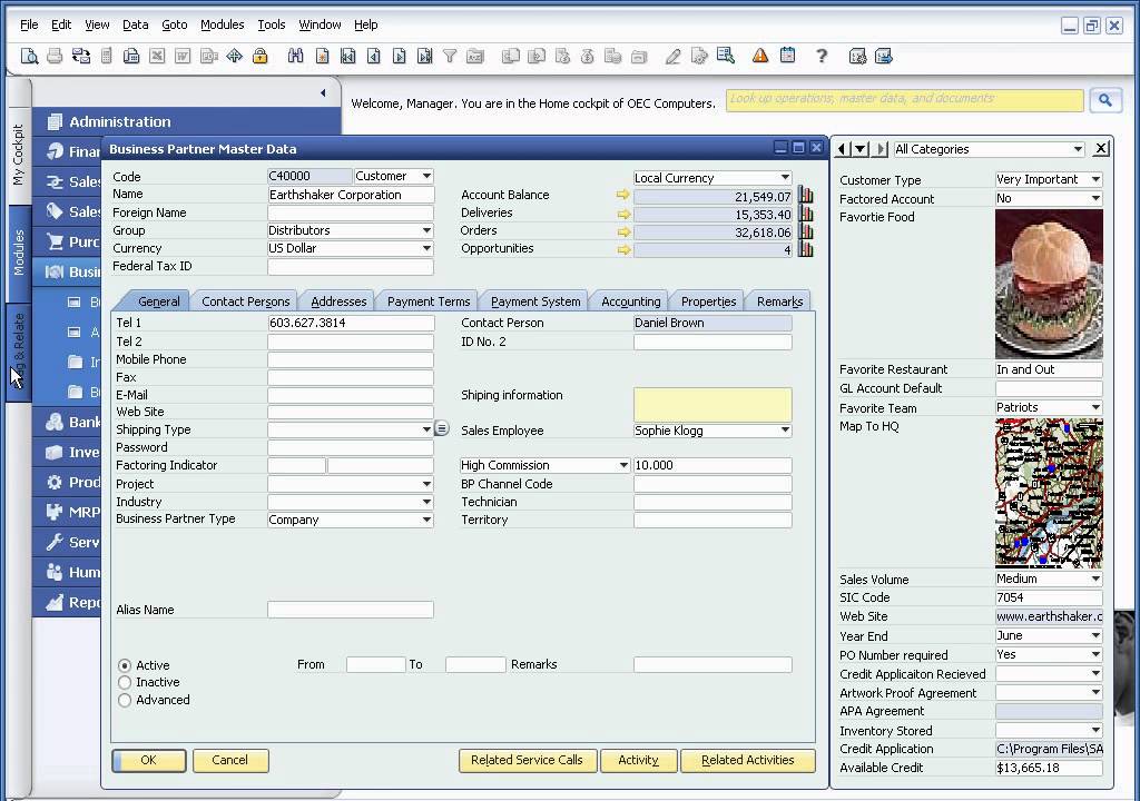 Using User-defined fields with Drag and Relate in SAP Business One